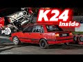 K24 Swapped AE82 Corolla Sleeper At Killarney Robot Racing