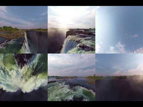 The victoria falls 360 VR