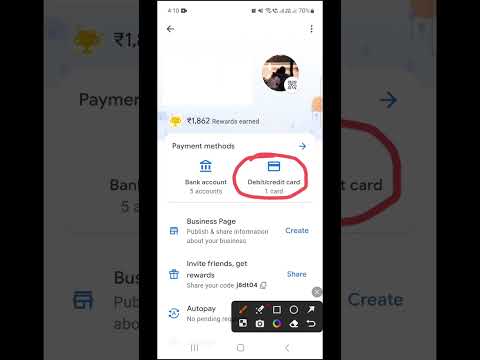 google pay me credit card add karke payment kare #shorts