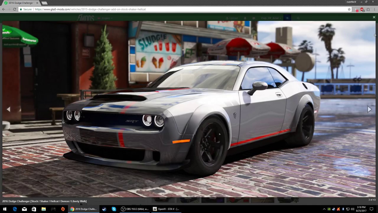 Dodge Challenger 2 2a GTA 5 