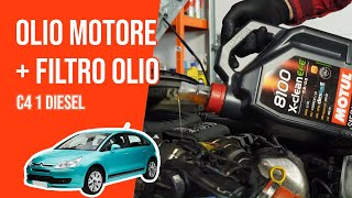 Youtube thumbnail of video "Cambio olio motore e filtro dell'olio C4 1 1.6 HDI 🛢"