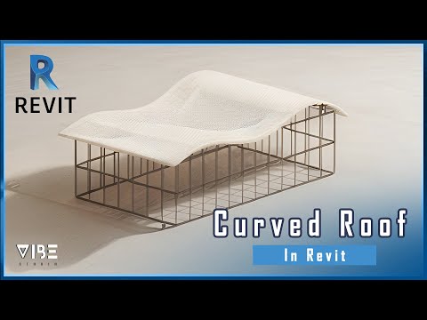 How to create a curved roof shell in REVIT