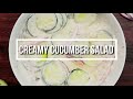 Creamy Cucumber Salad with Mayo and Vinegar