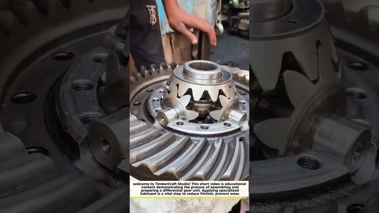Differential Gear Assembly – Precision Lubrication & Installation‎