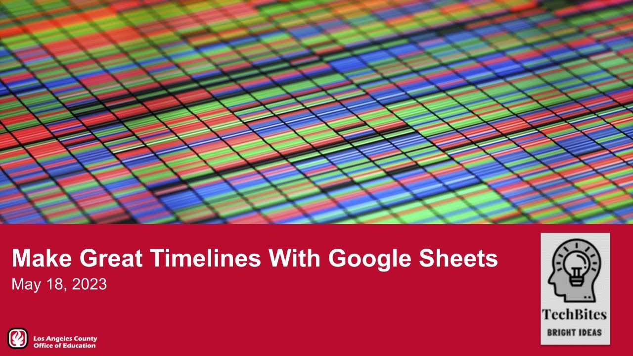 Make Great Timelines With Google Sheets