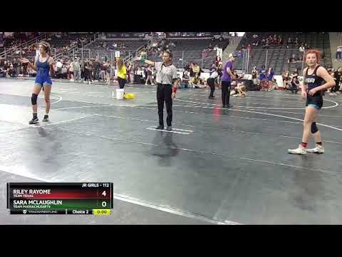 112 Lbs Champ. Round 2 - Riley Rayome, Team Texas Vs Sara McLaughlin, Team Massachussets 0cce