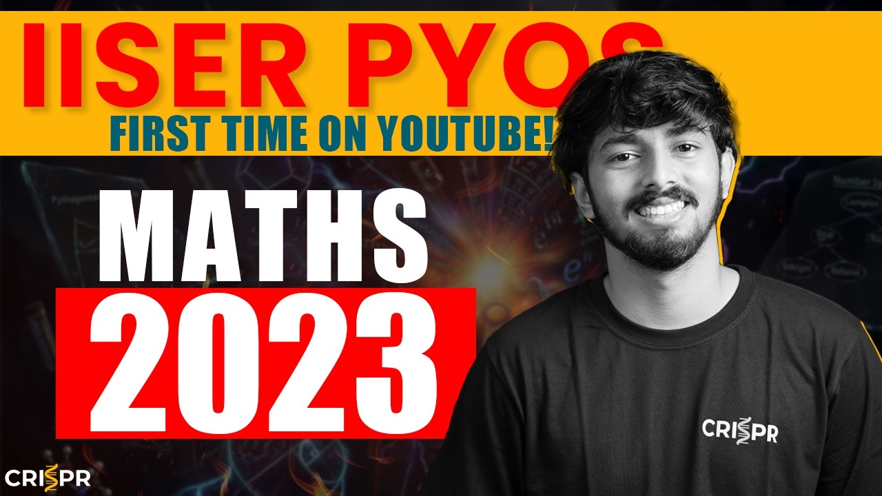 IAT 2023 Mathematics PYQ Solutions Video