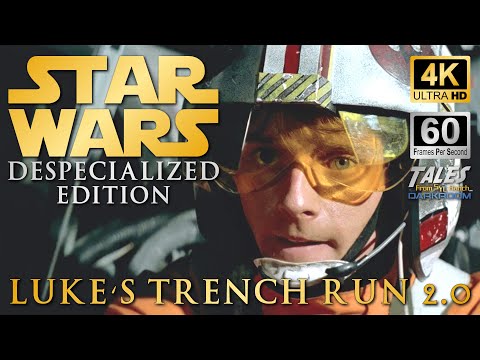 STAR WARS DESPECIALIZED: Luke's Trench Run 2.0 (Remastered To 4K/60fps UHD) 👍 ✅ 🔔