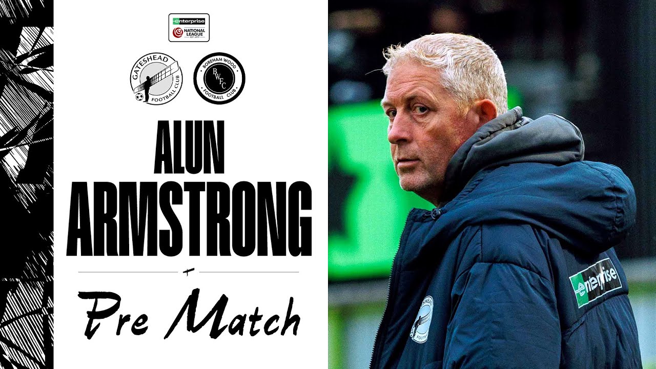 💬 “One win can change your season” | Alun Armstrong pre-Boreham Wood (H) | PRE-MATCH