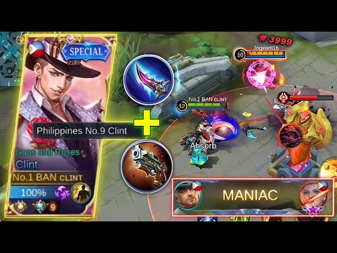 UNDERRATED ITEMS FOR CLINT IN GOLD LANE BUT LITERALLY BROKEN!! | CLINT BEST BUILD 2021 | MLBB