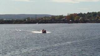 preview picture of video 'The Rowing Pumpkin Boats Start'