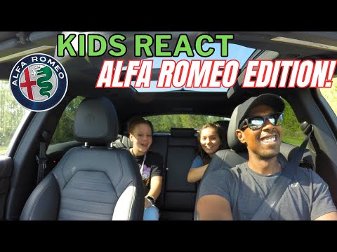 Kids React To The 2023 Alfa Romeo Stelvio Estrema SUV,  LOVE it or HATE it?!