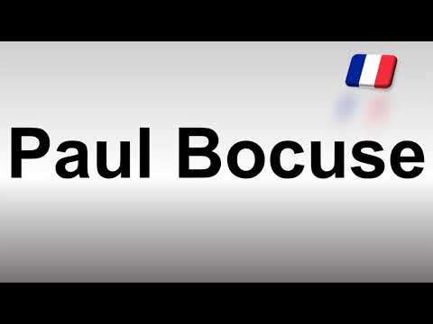 How to Pronounce Paul Bocuse (French)