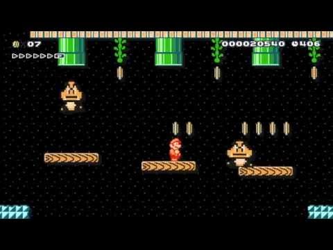 1-1: Goomba Gorge by JT 一SUPER MARIO MAKER一 No Commentary 1AI