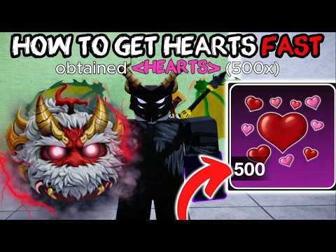 FASTEST WAY TO GET HEARTS In Blox Fruits Valentines Update | Fiend Yeti Update