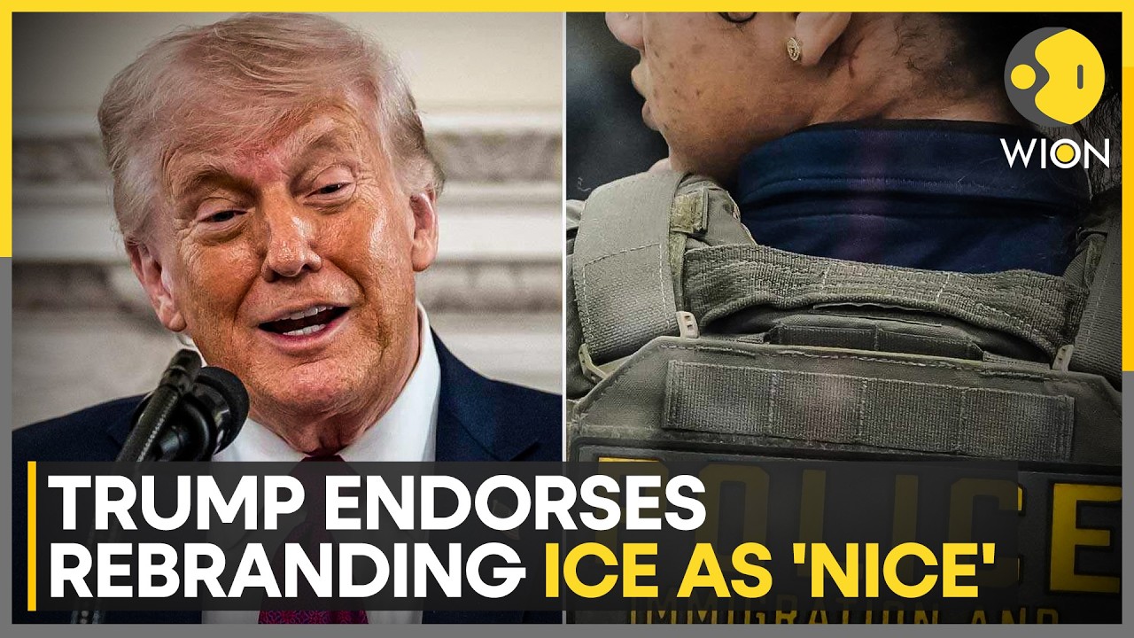 US President Backs ICE Rebrand Amid Scrutiny as Poll Shows Trump's Immigration Approval Falling