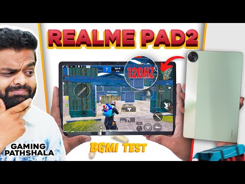 Realme Pad 2 PUBG Test with FPS! 🔥 Overheat & Battery Drain 🤐
