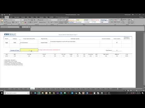 Hourly Allocation Tool