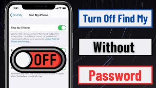 How to Turn Off Find My iPhone Without Apple ID Password / 2024