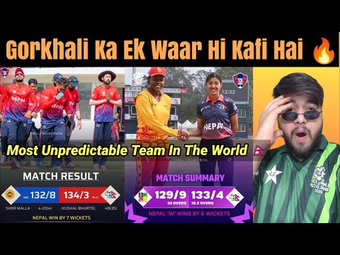 Nepal Beat Srilanka A & Nepal Women Beat Test Nation Zimbabwe 😲🇳🇵