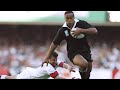 Jonah Lomu Scores Four Tries Against England