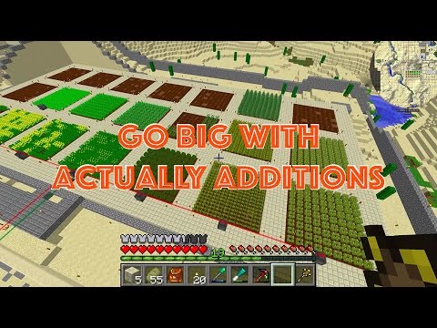 Minecraft Monday - Getting started with Actually Additions