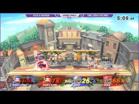 S@P - Felix & Cacogen Vs.  TSM | Zero& PG| MVD - SSB4 Grand Finals - Smash Wii U - Smash 4