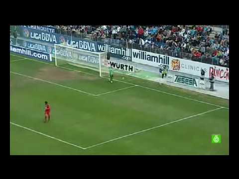 Malaga - Getafe (Liga BBVA 2009/2010: Resumenes 18ª Jornada)