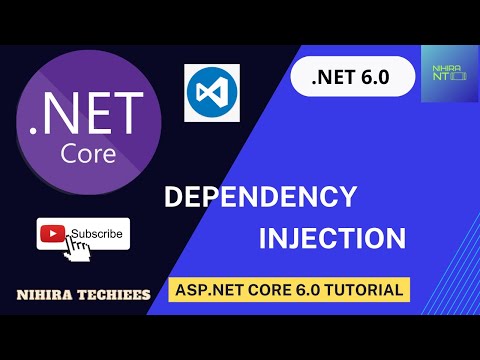 Dependency Injection in ASP.NET CORE 6.0 | Dot NET Core using VS Code | .NET CORE 6.0 Tutorial