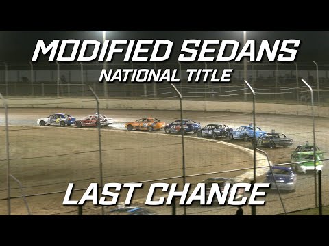 Modified Sedans: National Title - B-Main 1 - Heartland Raceway - 13.03.2022