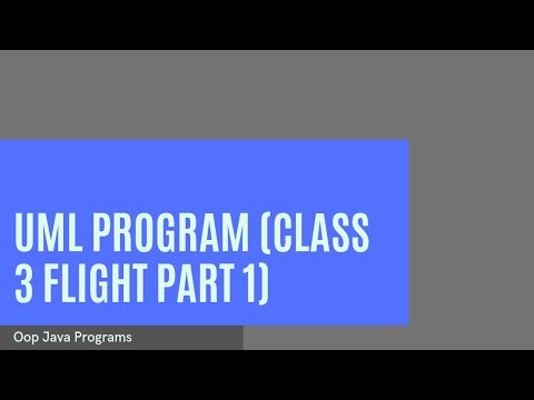 Uml Program | Flight Ticket Program in OOP Java | Class Flight Coding Tutorial Part 1