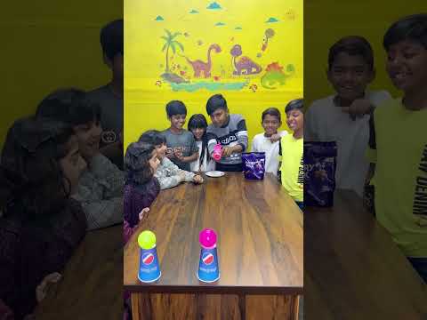 Drop the balls with ball gun 🙄 #mehak #rameen #shorts