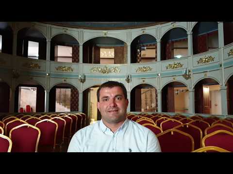 Hvar Tourist Director Petar Razović Interviewed in Europes Oldest Public Theatre