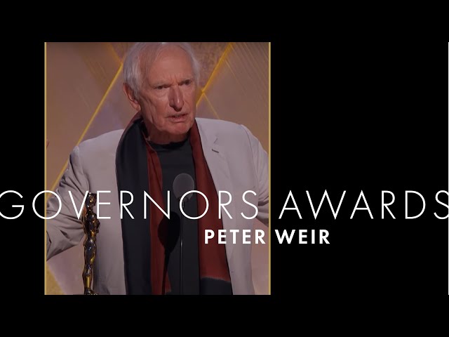 Peter Weir Receives an Honorary Oscar Award | 13th Governors Awards