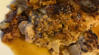 大失敗！大事故放送。お昼は簡単にハンバーグを焼いていく。