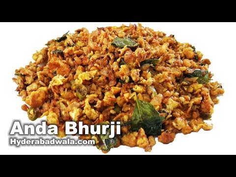 Anda Bhurji Recipe Video - How to Make Spicy Scrambled Eggs - Easy & Simple