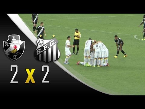 Confira os gols de Vasco 2X2 Santos - Brasileirão 2013 (10-11-2013)