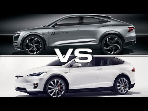 2018 Audi Elaine Concept vs 2017 Tesla Model X