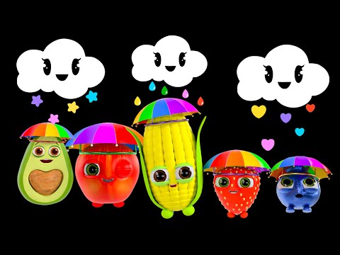 Rain Rain Go Away - Summer Celebration - Uplifting Dancing Beats! - Funky Fruits Baby Sensory