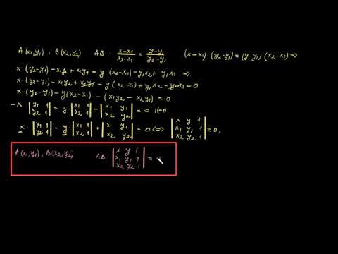 Ecuația dreptei determinată de două puncte distincte | Lectii-Virtuale.ro