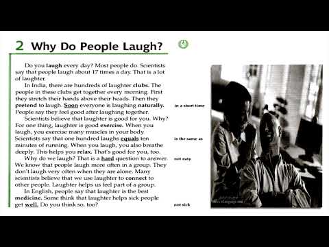 Facts and Figures - Unit 2: How? Why?   Lesson 2: Why do we laugh?