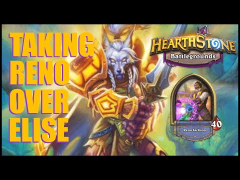 WHY RENO IS MY BEST HERO! | Hearthstone Battlegrounds