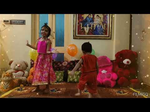 Ayushee danced to wish her Brother's 2nd Birthday