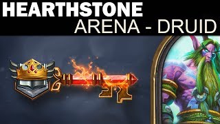 Hearthstone - Arena Run #16 - Druid - Drafting / Game 1 (Feat. POOR PILOTING)