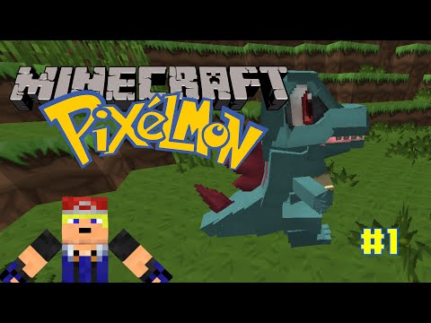 Minecraft Pixelmon: (Pokemon Mod) - "Totodile!" #1