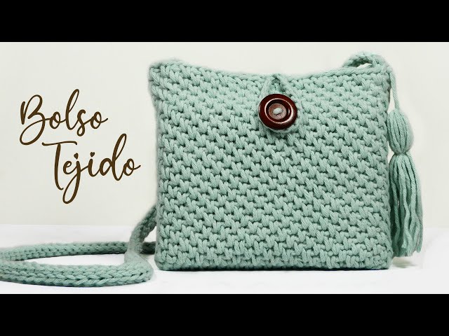 Vídeo relacionado con Superdry Bolso de mano para mujer City con aspecto de ganchillo, Natural/Azul Marino Oscuro, talla única