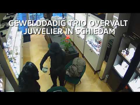 Overval juwelier Verkade bij Bureau Rijnmond
