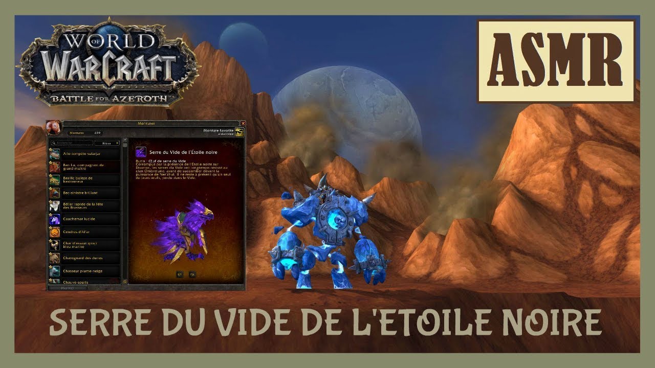 🎧ASMR World of Warcraft🔮[GAMEPLAY GUIDE : SERRE DU VIDE DE L'ETOILE NOIRE] Français/French