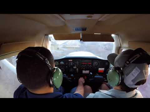 First landing ever Cessna 152 2 hours total time
