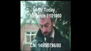 John Bonham Funeral - ATV Today TV News Report 1980